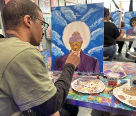a paint-and-sip became something more interesting