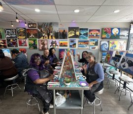 a paint-and-sip became something more interesting